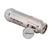Load image into Gallery viewer, NRG 700 Series M12 X 1.25 Steel Lug Nut w/Dust Cap Cover Set 21 Pc w/Locks &amp; Lock Socket - Silver - LN-LS710SL-21