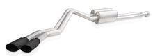 Load image into Gallery viewer, Stainless Works 2020-21 Silverado HD 6.6L Redline Catback Black Tips - CT220CBR-B