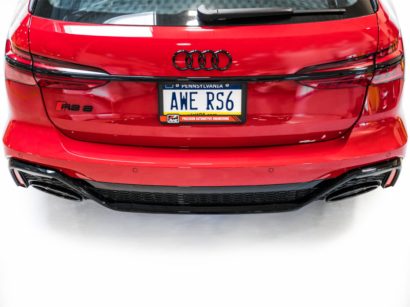 AWE Tuning 21-23 Audi C8 RS6/RS7 SwitchPath Cat-Back Exhaust - Diamond Black Tips - 3025-33776