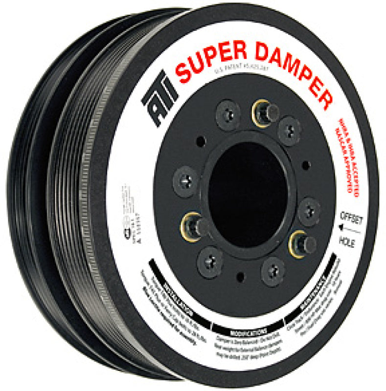 ATI Damper - 6.73in - Alum - 8 Grv - LS7 - Y Body - Gen 5 Z28 - LS3 - 10 Per UD - No A/C - 3 Ring - ATI918620UN