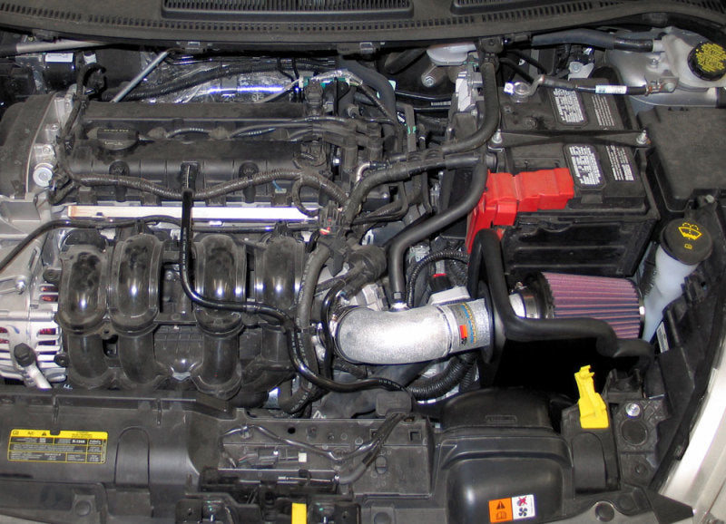 K&N 11-12 Ford Fiesta 1.6L L4 Silver Typhoon Performance Intake - 69-3530TS