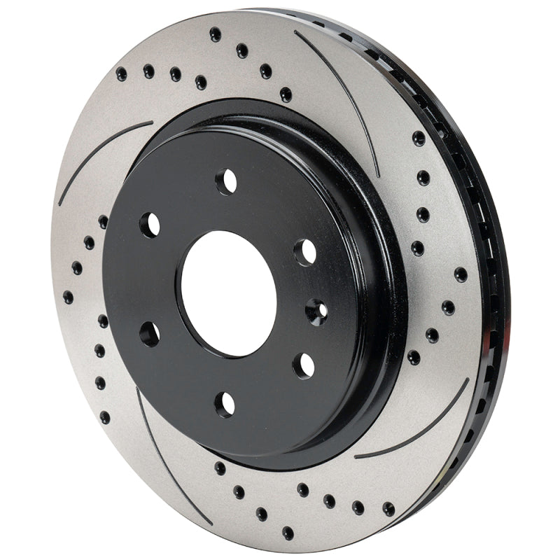 Wilwood 13.38x 1.25 - 6x5.50 0.68 Offset SRP Black LH Rotor - 160-16513-BK