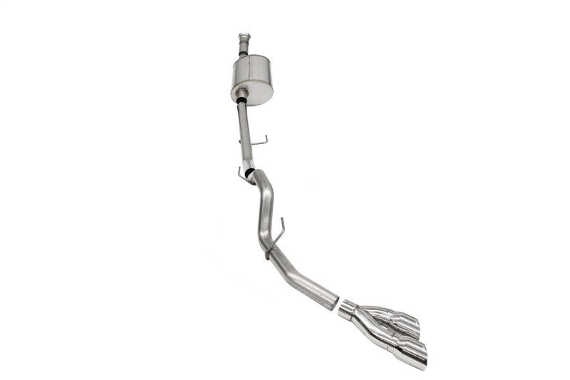 Corsa 2021-2025 Ford F-150 SuperCab/6.5in Bed 5.0L V8 Sport Cat-Back Single Side Exit-Polished - 21157