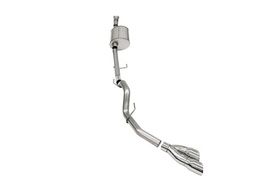 Corsa 2021-2025 Ford F-150 SuperCab/6.5in Bed 5.0L V8 Sport Cat-Back Single Side Exit-Polished - 21157