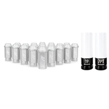 Load image into Gallery viewer, Mishimoto Aluminum Locking Lug Nuts M12x1.25 20pc Set Silver - MMLG-125-20LSL