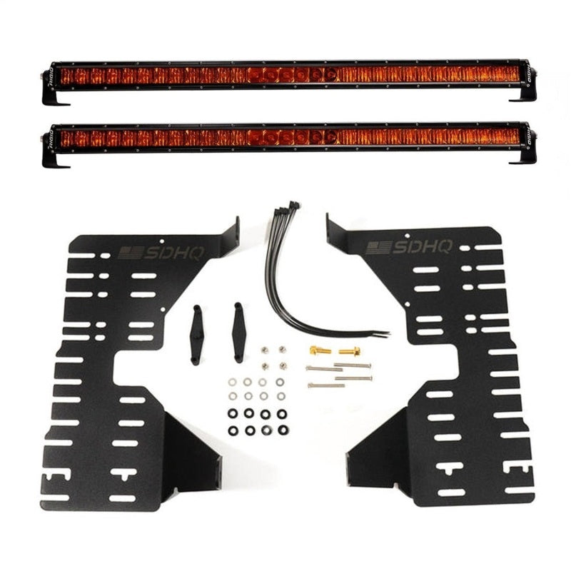 Rigid Industries 22-26 Toyota Tundra/Sequoia SR-Series Amber Grill Bar - 46810