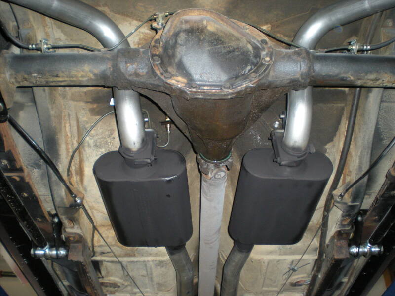 Flowmaster 67-68 GM F-BODY 2.5 in. American Thunder Crossmember-Back Exhaust System - 17129