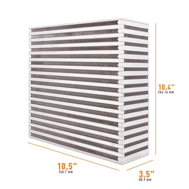 Mishimoto Universal Air-to-Air Intercooler Core - 10.5in / 10.4in / 3.5in - MMUIC-21