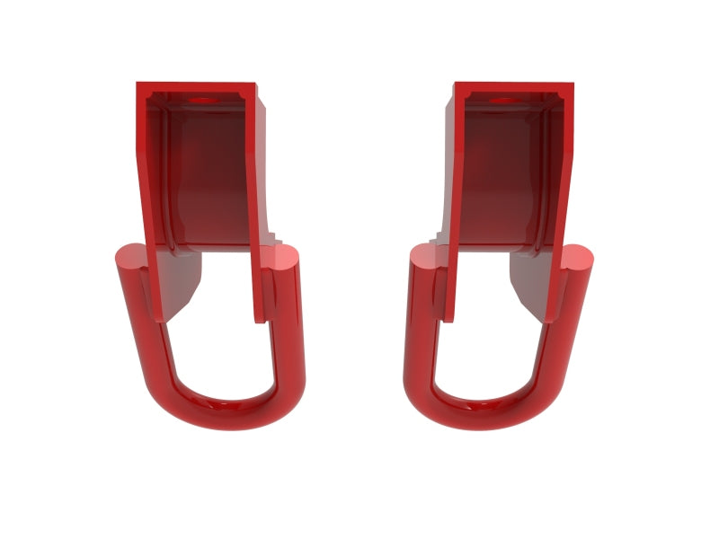 aFe Front Tow Hook Red 2022 Toyota Tundra 3.5L V6 - 450-72T001-R