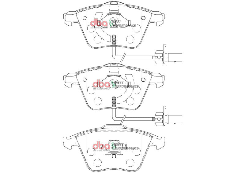 DBA 08-15 Audi TTS Quattro Front SP Performance Brake Pads - DB2210SP