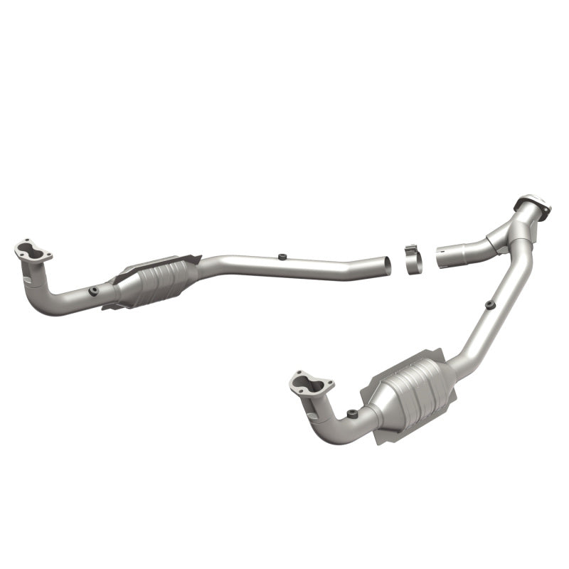 MagnaFlow DF Cat. Conv 97 Land Rover Defender 90 4.0L Y-Pipe Assy / 96-99 Discovery 4.0L Y-Pipe Assy - 93690