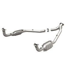 Load image into Gallery viewer, MagnaFlow DF Cat. Conv 97 Land Rover Defender 90 4.0L Y-Pipe Assy / 96-99 Discovery 4.0L Y-Pipe Assy - 93690