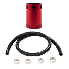 Load image into Gallery viewer, Mishimoto Compact Baffled Oil Catch Can 3-Port - Red - MMBCC-CBTHR-RD