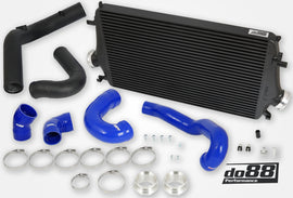 do88 10-11 SAAB NG 9-5 2.8T/Turbo6 BigPack Intercooler Kit w/Blue Hoses - BIG-330-B