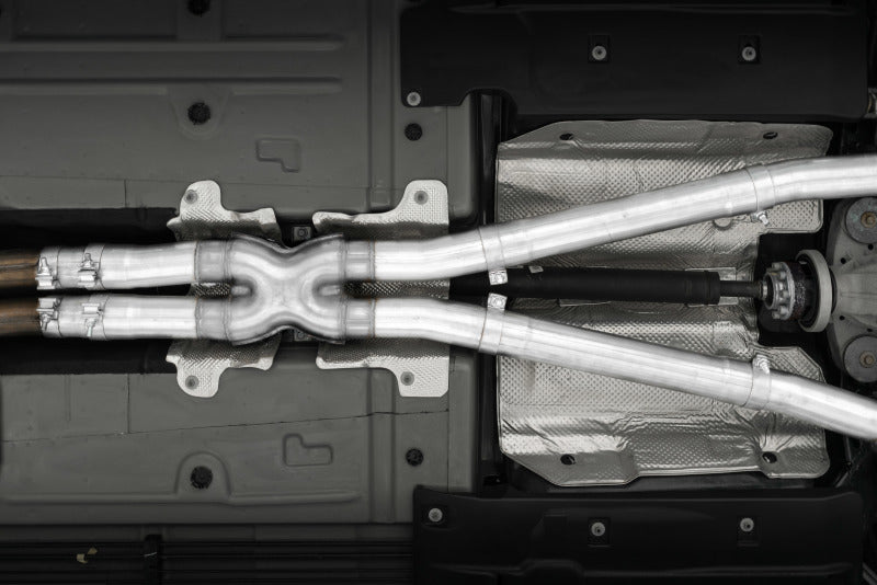 MBRP 15-Up Challenger 5.7L / 17-Up 6.2L/6.4L 3in Race Series Cat-Back w/ Quad Tips AS Exhaust - S7114AL