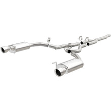 Load image into Gallery viewer, MagnaFlow Cat Back, SS, 2.5in, Street, Dual Split Polished 4.5in Tips 2015 Ford Mustang Ecoboost - 19097