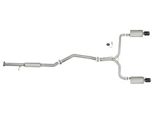 Load image into Gallery viewer, aFe Takeda Exhaust 304SS Dual Cat-Back w/ Black Tips 13-17 Honda Accord LX/EX/EX-L Sedan L4 2.4L - 49-36605-B