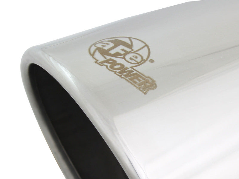 aFe MACH Force-Xp Universal Exhaust Tip 4 IN Inlet x 6 IN Outlet x 9 IN L - 49T40604-P09
