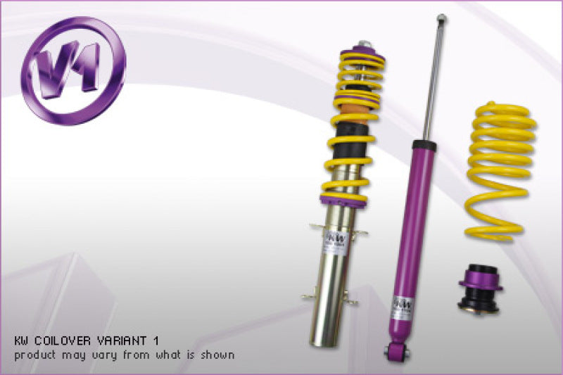 KW Coilover Kit V1 Honda Civic CRX; Coupe Hatchback Sedan w/ rear lower fork mounts - 10250001