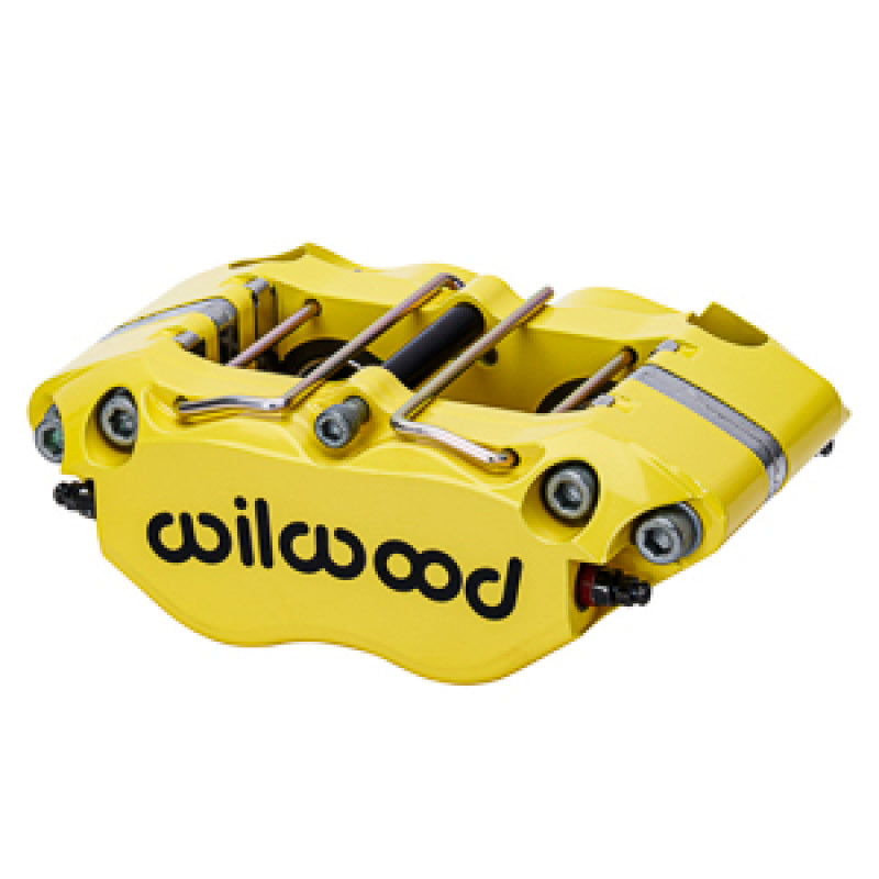 Wilwood Narrow Dynapro 4.75in Mount 1.12/1.12in Pistons .950in Disc - Yellow Caliper - 120-16687-Y