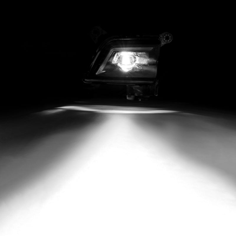 AlphaRex 19-23 Chevrolet Silverado 2500/3500HD DoubleTap Dual Color LED Projector Fog Lights - 210017