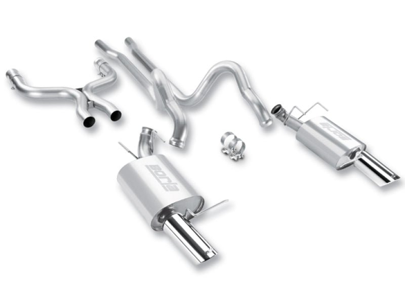 Borla 2011-2012 Mustang GT 5.0L 8cyl 6spd RWD Aggressive ATAK Catback Exhaust - 140372