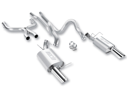 Borla 2011-2012 Mustang GT 5.0L 8cyl 6spd RWD Aggressive ATAK Catback Exhaust - 140372