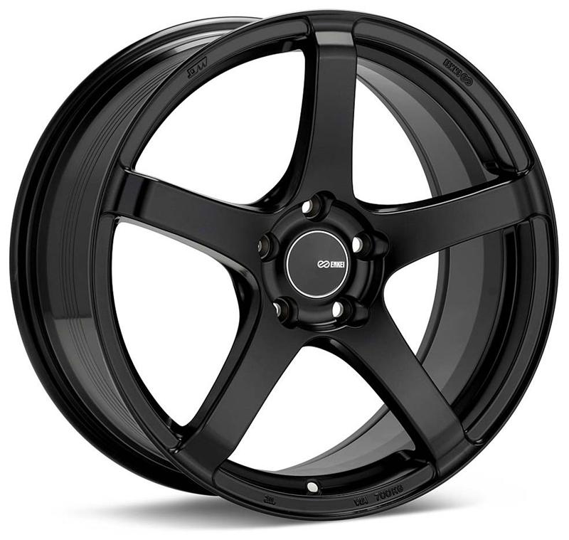 Enkei Kojin 18x8.5 35mm Offset 5x114.3 Bolt Pattern 72.6mm Bore Dia Matte Black Wheel - 476-885-6535BK