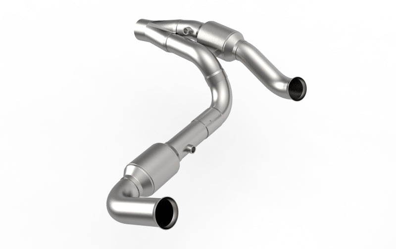 Kooks 07-18 Jeep Wrangler HEMI Swap 2.5in Stainless Steel GREEN Catted Y-Pipe - 37203300