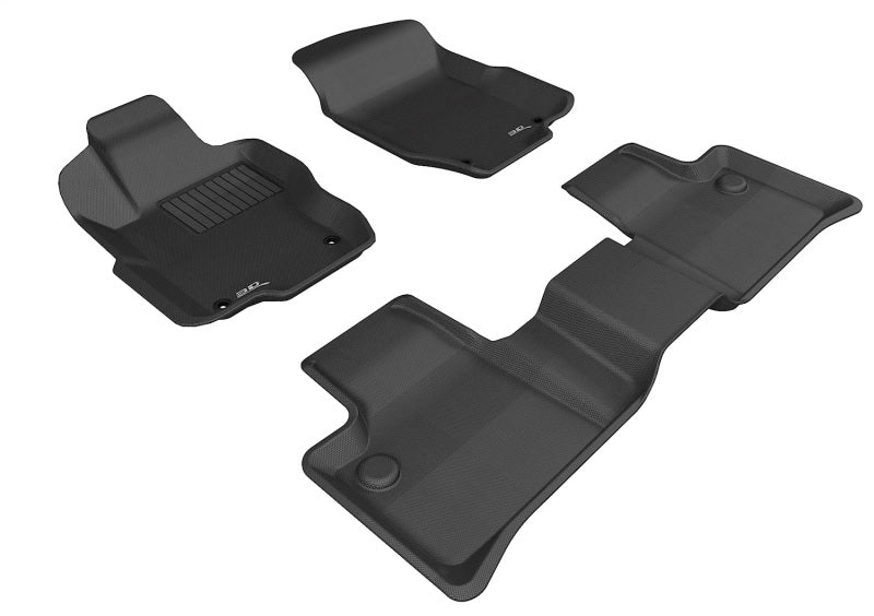 3D MAXpider 06-11 Mercedes-Benz ML-CLASS (W164) / ML63 AMG (W164) Kagu Black Full Set - L1MB00801509