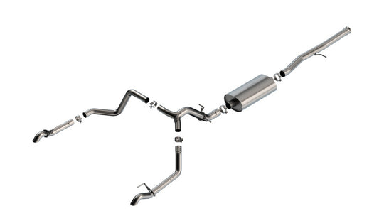 Borla 22-23 Chevrolet Silverado 1500 ZR2 & AT4X 6.2L CC SB 147.5in WB Touring Cat-Back - 140913