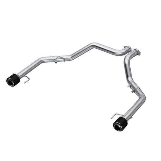 MBRP 2021+ Ford F-150 Raptor Axle-Back Dual Rear Exit T304 Performance Exhaust Sys - S52663CF