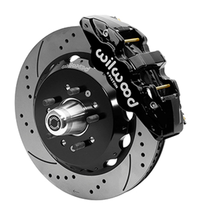 Wilwood 55-57 Chevy Bel Air Aerolite 6R Kit, 5 x 4.50in/4.75in Hub - 14.00in D&S Rotor - 140-16910-D