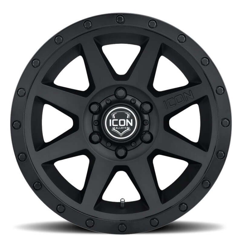 ICON Rebound 20x9 6x5.5 0mm Offset 5in BS 106.1mm Bore Double Black Wheel - 1820908350DB
