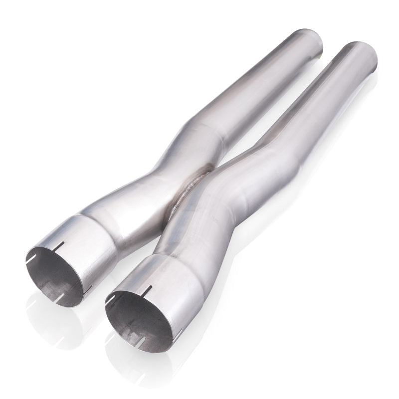 Stainless Works 3in X-Pipe (Parallel) w/ 4.125in Center-to-Center - 3in ID Expanded Inlets - 3XP413SS