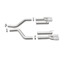 Load image into Gallery viewer, MagnaFlow Axle-Back, SS, 3in, Quad Split Rear 3.5 Tips 2015 Dodge Challenger incl SRT Hellcat - 19206
