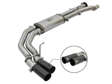 Load image into Gallery viewer, aFe POWER Rebel Series 3in 409 SS Cat Back Exhaust w/ Black Tips 17 Ford F-150 Raptor V6-3.5L - 49-43091-B