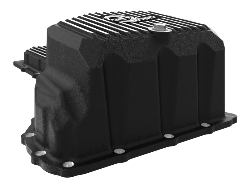 aFe 20-25 GM Diesel V8-6.6L L5P Engine Oil Pan w/ Machined Fins - 46-71370B