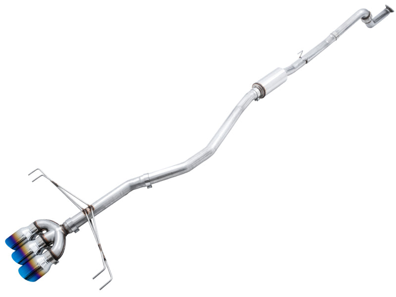 AWE 23-26 Honda Civic Type R Track Edition Triple Vapor Blue Exhaust - 3020-59287