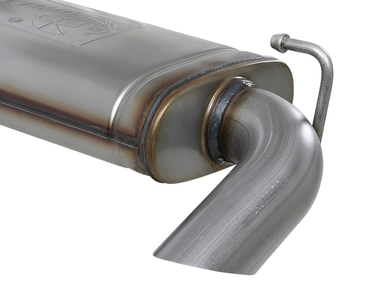 aFe MACHForce XP 18-20 Jeep Wrangler (JL) L4-2.0L (t) 3in 409 SS Cat-Back Hi-Tuck Exhaust - 49-48079