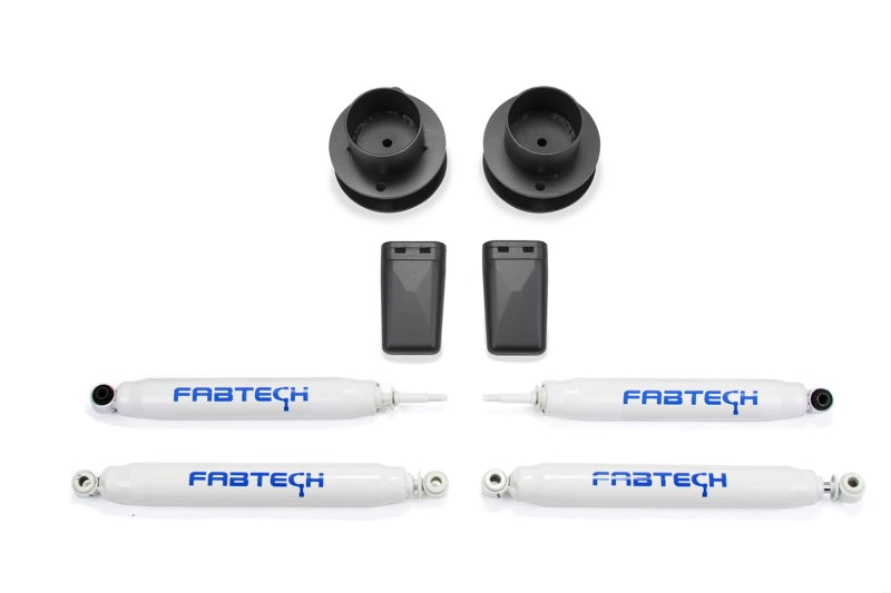 Fabtech 13-18 Ram 3500 4WD w/Factory Radius Arms 2.5in Coil Spcr Kit w/Perf Shks - K3056