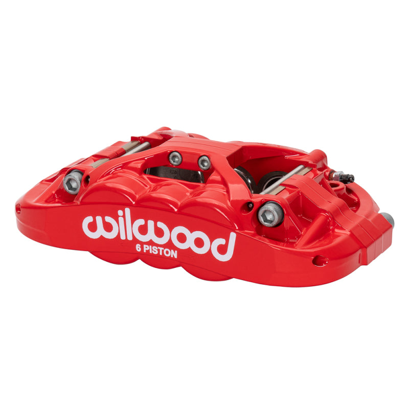 Wilwood XRS6R 1.62/1.12/1.12 1.10 Rotor R/H Caliper - Red - 120-17211-RD