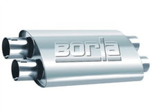 Load image into Gallery viewer, Borla Universal ProXS Muffler - Oval Dual/Dual Inlet/Outlet 2.5in Tubing 19inx4inx9.5in Case - 400493
