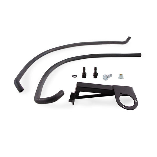 Mishimoto 2013+ Ford Focus ST Baffled Oil Catch Can Kit - Black - MMBCC-FOST-13PBE2