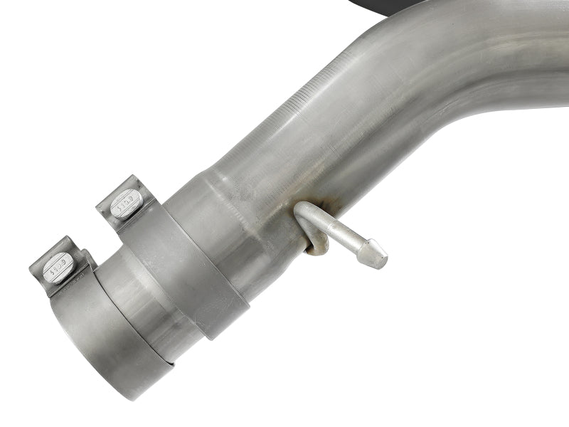 aFe Takeda 3in 304 SS Axle-Back Exhaust System w/ Polished Tip 16-18 Ford Focus RS 2.3L (t) - 49-33104-P