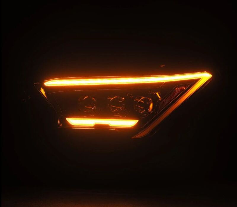 AlphaRex 2024 Toyota Tacoma NOVA-Series Projector Headlights (Pair) - Alpha-Black w/Activation Light - 880326