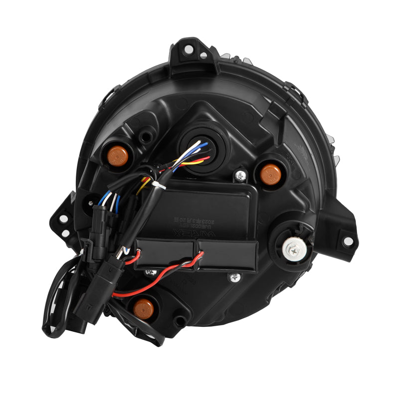 AlphaRex 18-23 Jeep Wrangler JL/Gladiator JT LED Proj Headlights Black w/ Activ Light/Seq Signal/DRL - 880868