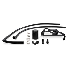 Load image into Gallery viewer, Mishimoto 12-18 Jeep Wrangler JK Baffled Oil Catch Can Kit - Black - MMBCC-WR6-12PBE2