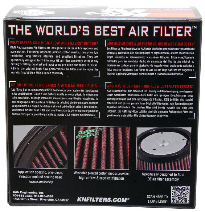 K&N Custom Air Filter Round 5-3/8in OD x 4in ID x 2in H - E-3200