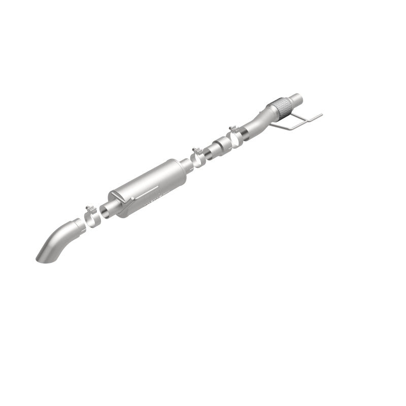 MagnaFlow Cat-Back, SS, 2.5/3in, Turn Down In Front Rear Tire 2015 Ford F150 2.7L V6T Ext Cab - 19056